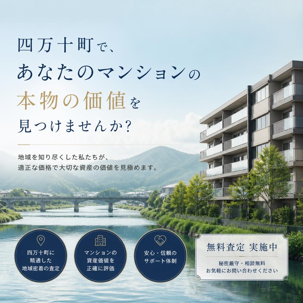 四万十町で、あなたのマンションの本物の価値を見つけませんか？