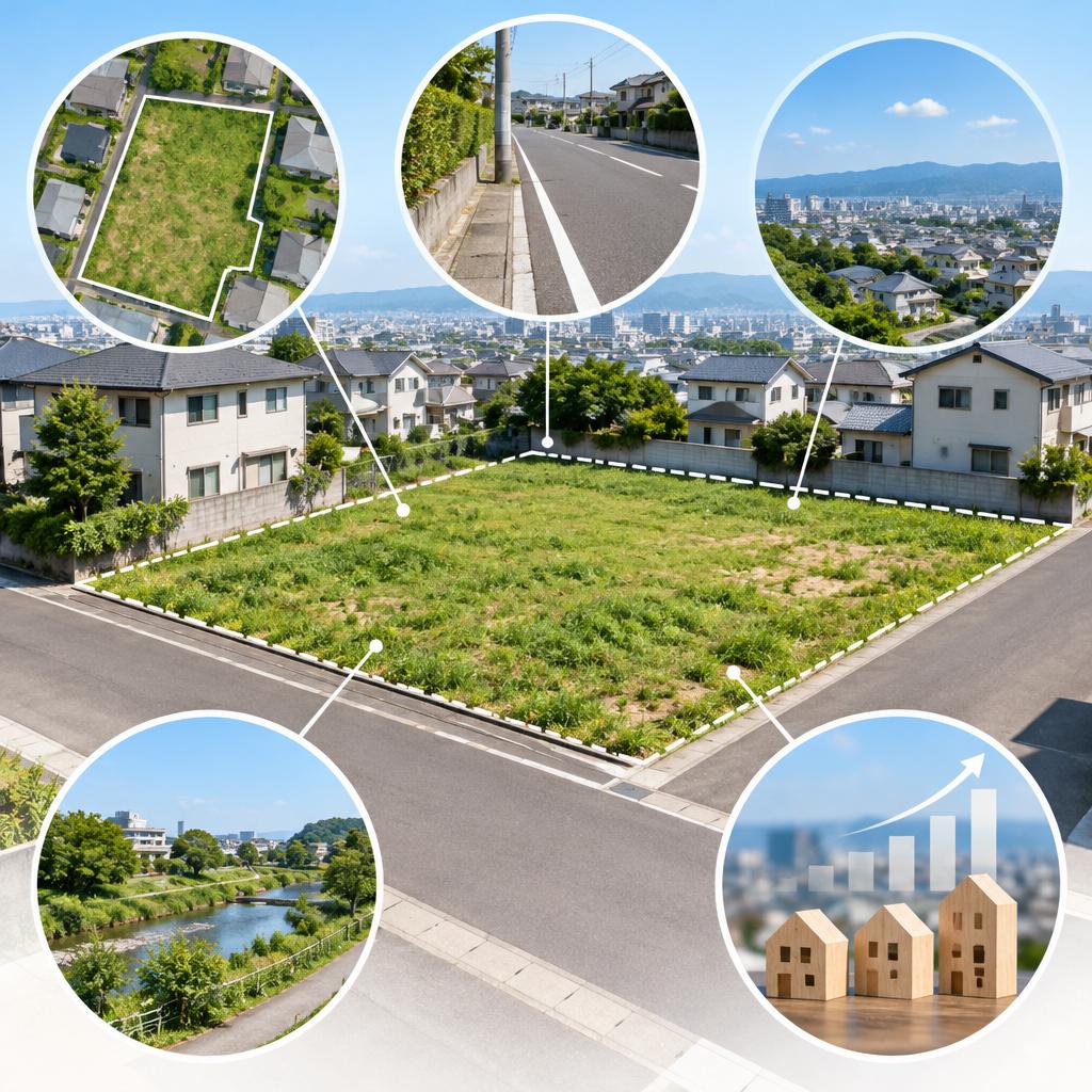 万々の土地査定で、価格を左右するポイントとは