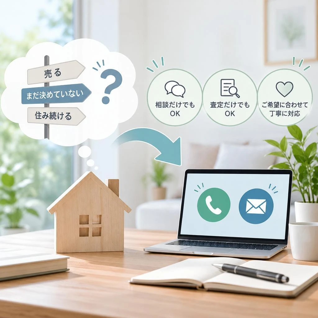 万々の不動産査定、未来の一歩を無料相談から